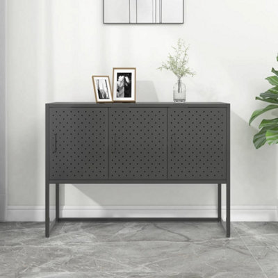 Berkfield Sideboard Anthracite 105X35X75 Cm Steel - image 1