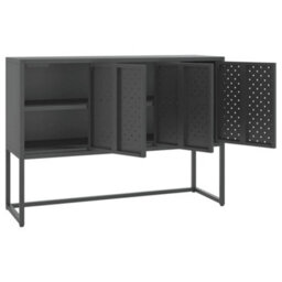 Berkfield Sideboard Anthracite 105X35X75 Cm Steel - thumbnail 4