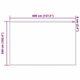 Berkfield Modern Curtains With Curtains Floral White 400 X 260 Cm Polyester - thumbnail 8