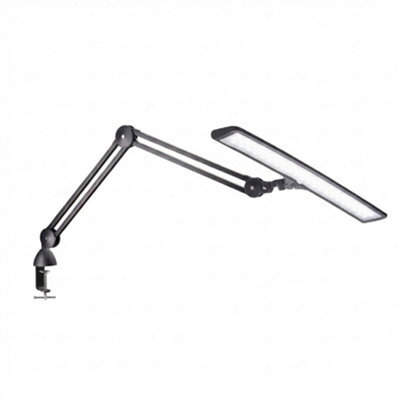Lumi Table Lamp Satin Black 6000K Daylight Led 1320 Lumens 2-Step Adjustable Brightness Multi-Position Shade - image 1