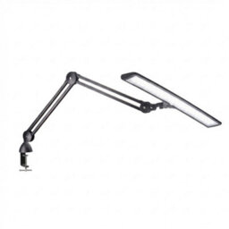Lumi Table Lamp Satin Black 6000K Daylight Led 1320 Lumens 2-Step Adjustable Brightness Multi-Position Shade