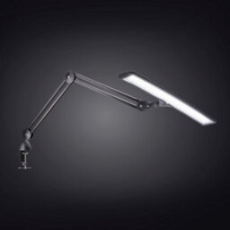 Lumi Table Lamp Satin Black 6000K Daylight Led 1320 Lumens 2-Step Adjustable Brightness Multi-Position Shade - thumbnail 2