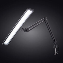 Lumi Table Lamp Satin Black 6000K Daylight Led 1320 Lumens 2-Step Adjustable Brightness Multi-Position Shade - thumbnail 3