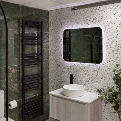 Luca 800 X 600mm Backlit Led Mirror With Demister (21264) - image 1