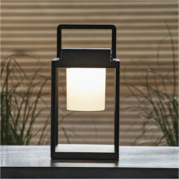Loops 2 Pack Matt Black & Diffused Dimmable Lamp - Usb Chargeable Led Lantern - Ip44 Outdoor Table Light - thumbnail 4
