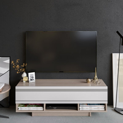 Decorotika Celestia Tv Stand Tv Unit Cordoba And White - image 1