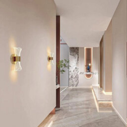 12W Modern Led Wall Lamp 3 Colors Light Gold Indoor Scones Design Hallway Stairs - thumbnail 8