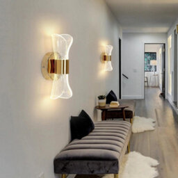 12W Modern Led Wall Lamp 3 Colors Light Gold Indoor Scones Design Hallway Stairs - thumbnail 4