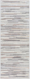 Livabliss Roma-Modern Grey Brown White Living Dining Bedroom Rug 80 X 220 Cm Easy Care, Non Shedding - thumbnail 1