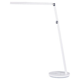 Beliani Desk Led Lamp White With Base, Stepless Dimming Touch Control, 48Cm - thumbnail 4