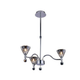 Luminosa Lighting Luminosa Neptune Pendant Round 3 Light G9 Polished Chrome - thumbnail 1