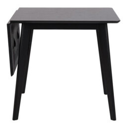 Furniture To Go Roxby Extending Dining Table 80-120Cm In Black - thumbnail 2