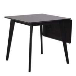 Furniture To Go Roxby Extending Dining Table 80-120Cm In Black - thumbnail 3