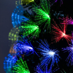 4Ft Green Fibre Optic Christmas Tree With Remote Control And Multi Coloured Fibre Optic Lights - thumbnail 7