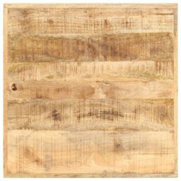 Berkfield Industrial Bar Table 60X60X107 Cm Rough Mango Wood - thumbnail 4