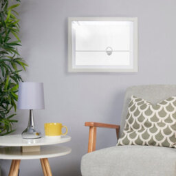 Valuelights Teardrop Pair Of Chrome Touch Table Lamps With Grey Shade - thumbnail 2