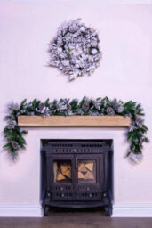 Christmas Tree World 180Cm Flocked Decorated Mixed Pine Garland With Pine Cones - thumbnail 3