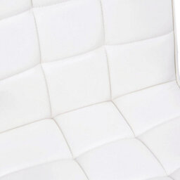 Mid Back Home Office Chair Swivel Computer Chair With Armrests, White - thumbnail 4