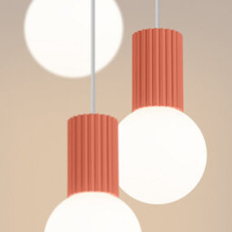 Luminosa Lighting Luminosa Halo Cluster Pendant Ceiling Light Peach 3X G9 - thumbnail 3