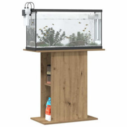 Walplus Artisan Oak Aquarium Stand 36X75X72.5 Cm Engineered Wood - Fish Tank Cabinet - thumbnail 3