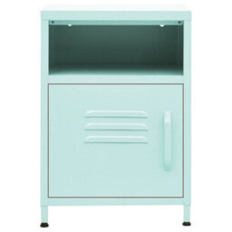 Vidaxl Nightstand Mint 35X35X51 Cm Steel - thumbnail 3