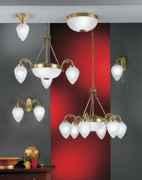 Stylish 2 Pack Wall Flush Ceiling Light With Bronzed Shade And Satin Glass - thumbnail 3