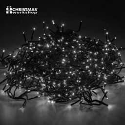 The Christmas Workshop 78470 960 Bright White Led Chaser Cluster Christmas Lights - thumbnail 6