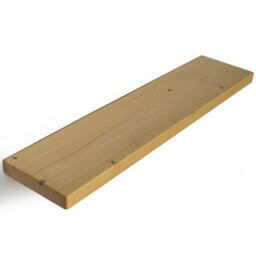 Toolty Shelf Invisible Brackets 175mm Light Oak 40Cm - thumbnail 4