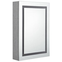 Walplus Led Bathroom Mirror Cabinet Concrete Grey 50X13X70 Cm - thumbnail 3