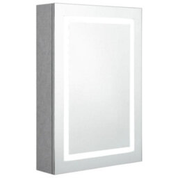 Walplus Led Bathroom Mirror Cabinet Concrete Grey 50X13X70 Cm - thumbnail 2