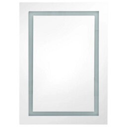 Walplus Led Bathroom Mirror Cabinet Concrete Grey 50X13X70 Cm - thumbnail 4