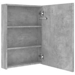 Walplus Led Bathroom Mirror Cabinet Concrete Grey 50X13X70 Cm - thumbnail 5