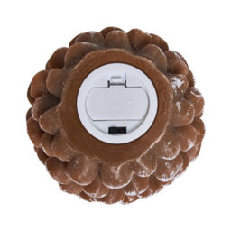 Beliani Set Of 4 Led Candles Ivresse Pinecone 15/12 Cm Brown - thumbnail 6