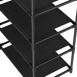 5 Tiers-43X28X88Cmselected Metal Narrow Shoe Rack Shoe Shelf Vertical Tall Slim Footwear Storage Organizer - thumbnail 6