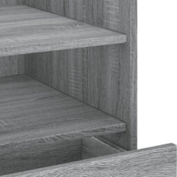 Berkfield Bedside Cabinet Grey Sonoma 45X50X50 Cm Engineered Wood - thumbnail 9