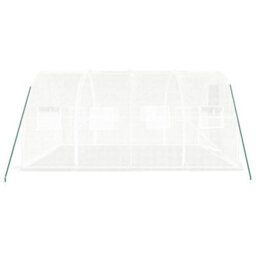 Walplus Greenhouse With Steel Frame White 12 M² 4X3X2 M - thumbnail 5