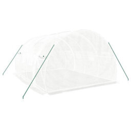 Walplus Greenhouse With Steel Frame White 12 M² 4X3X2 M - thumbnail 6