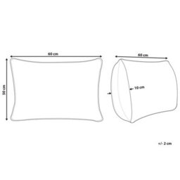 Wyld And Coco Aurora Triple-Chamber Bed Pillow, Duck Down & Feather, White, 50 X 60 Cm - thumbnail 4