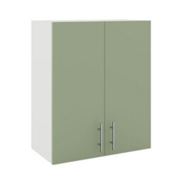 Jd Greta Kitchen Wall Unit 600mm Storage Cabinet With Doors And Shelf 60Cm - Sage Green Matt - thumbnail 1