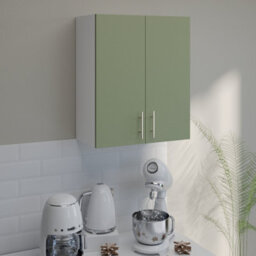 Jd Greta Kitchen Wall Unit 600mm Storage Cabinet With Doors And Shelf 60Cm - Sage Green Matt - thumbnail 2
