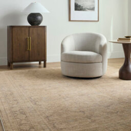 Livabliss Galey Alix Fetscher-Vintage Brown Ivory Green Traditional Vintage Boho Fringe Living Dining Bedroom Rug 200 X 290 Cm Easy Care