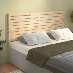 Berkfield Bed Headboard 146X4X100 Cm Solid Wood Pine - thumbnail 4