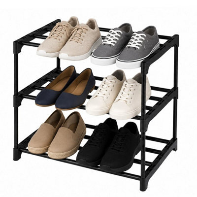 3 Tier Shoe Storage Rack For Entryway Shoe Organizer Solution - image 1