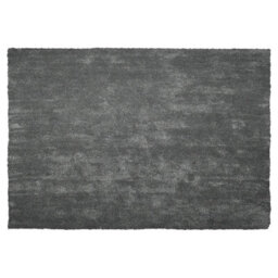 Beliani Shaggygy Rug Demre Dark Grey 140 X 200 Cm - thumbnail 1