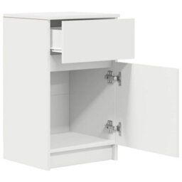 Berkfield Bedside Cabinets 2 Pcs White 39X35X65 Cm Engineered Wood - thumbnail 6