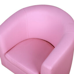 Homcom Kids Mini Sofa Children Armchair With Ottoman For Bedroom Playroom Pink - thumbnail 9