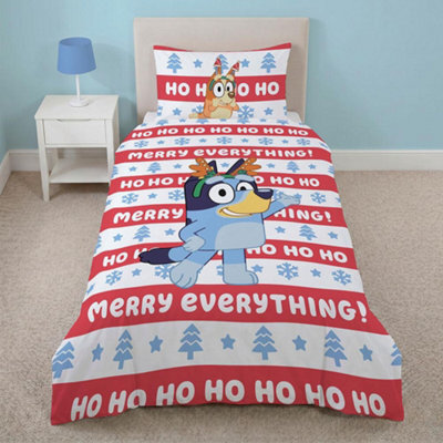 Bluey Snowy Single Duvet Cover And Pillowcase Set - image 1