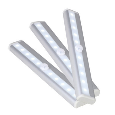 Neel Blue Pack Of 3 Under Cabinet Lighting, Motion Sensor Light Battery Operated Wireless Lighting - image 1