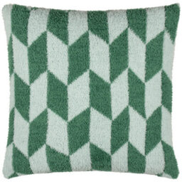 furn. Furn Olsen Geometric Polyester Filled Cushion, Green, 45 X 45Cm - thumbnail 2
