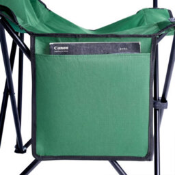 Vivo Set Of 2 Camping Chair Lightweight Folding Portable With Cup Holder Side Pocket - Green - thumbnail 3